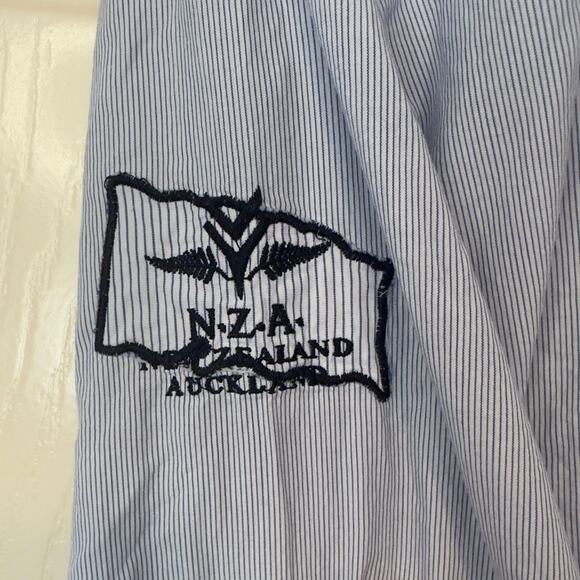 New Zealand Auckland Men’s Long Sleeve Button Down Shirt Embroidered Size XL - Picture 5 of 15